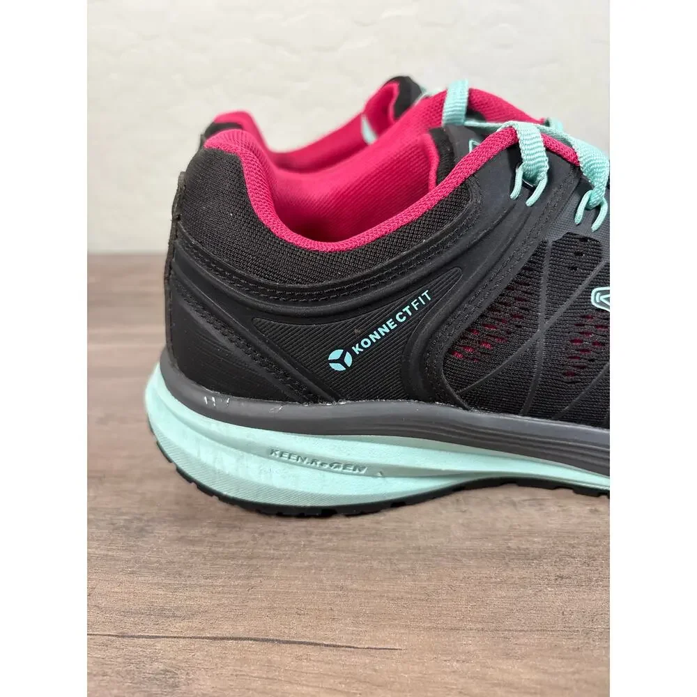KEEN Vista Energy‎ Utility Shoes Women's 11 M Black Teal Pink Work Sneakers